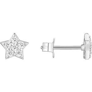 14K Gold Plated Sterling Silver Celestial Lightning Bolt, Moon and Star Earrings